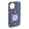 Knitted Argyle & Skulls iPhone 15 Pro Max Tough Case - Angle