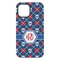 Knitted Argyle & Skulls iPhone 15 Pro Max Tough Case - Back
