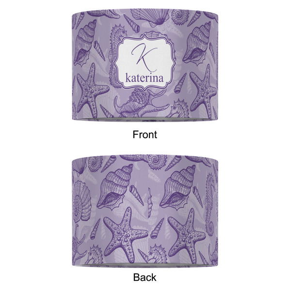 Sea Shells 12" Drum Lampshade - APPROVAL (Fabric)