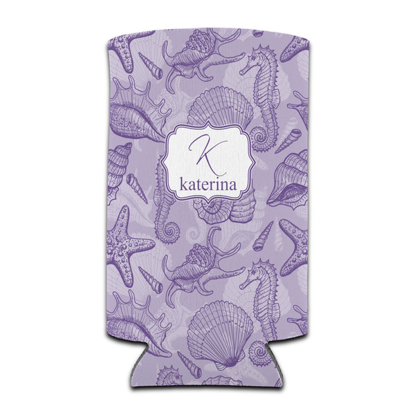 Custom Sea Shells Can Cooler (tall 12 oz) (Personalized)