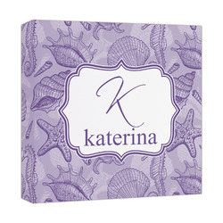 Sea Shells Canvas Print - 12x12 (Personalized)