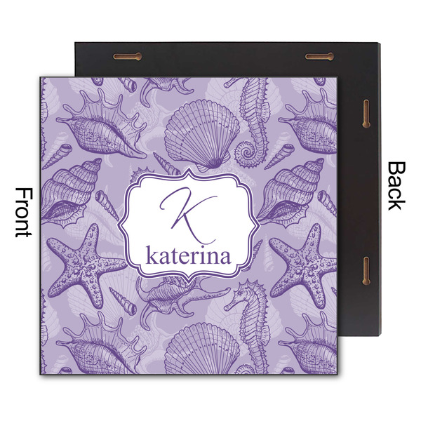 Sea Shells 12x12 Wood Print - Front & Back View