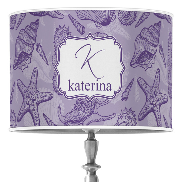 Custom Sea Shells Drum Lamp Shade (Personalized)
