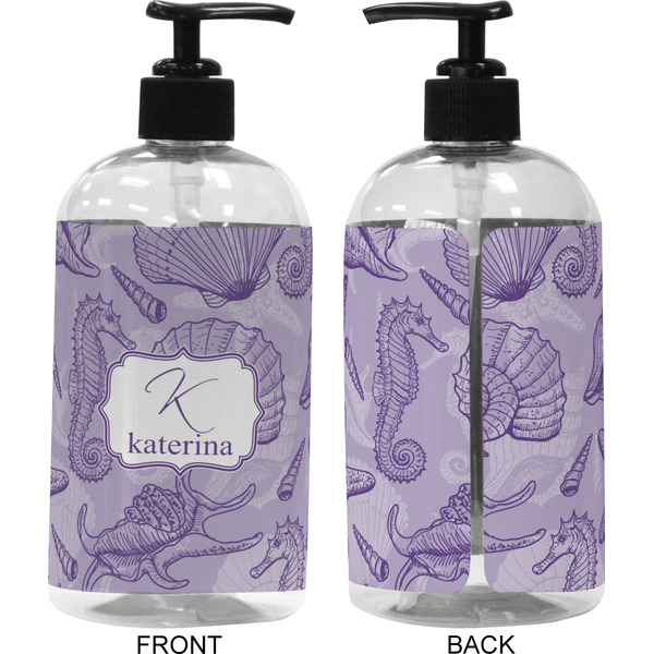 Sea Shells 16 oz Plastic Liquid Dispenser (Approval)