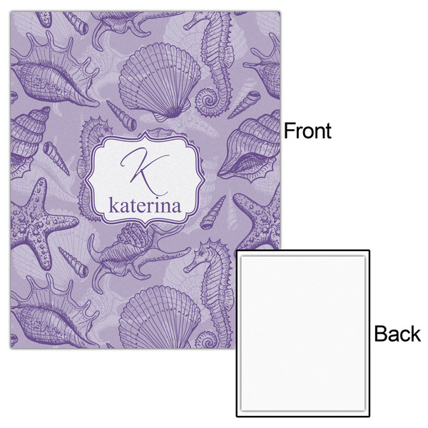 Sea Shells 16x20 - Matte Poster - Front & Back