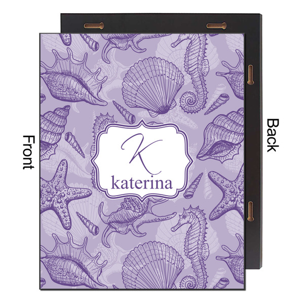 Sea Shells 16x20 Wood Print - Front & Back View