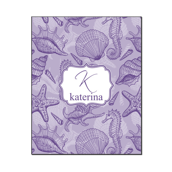Custom Sea Shells Wood Print - 16x20 (Personalized)