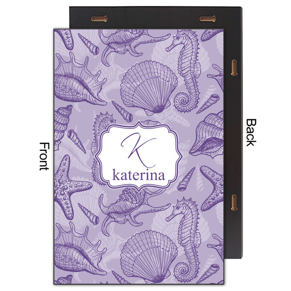 Sea Shells 20x30 Wood Print - Front & Back View