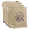 Sea Shells Reusable Cotton Grocery Bags - Set of 3