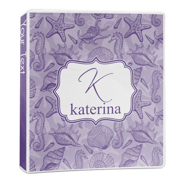 Sea Shells 3-Ring Binder Main- 1in