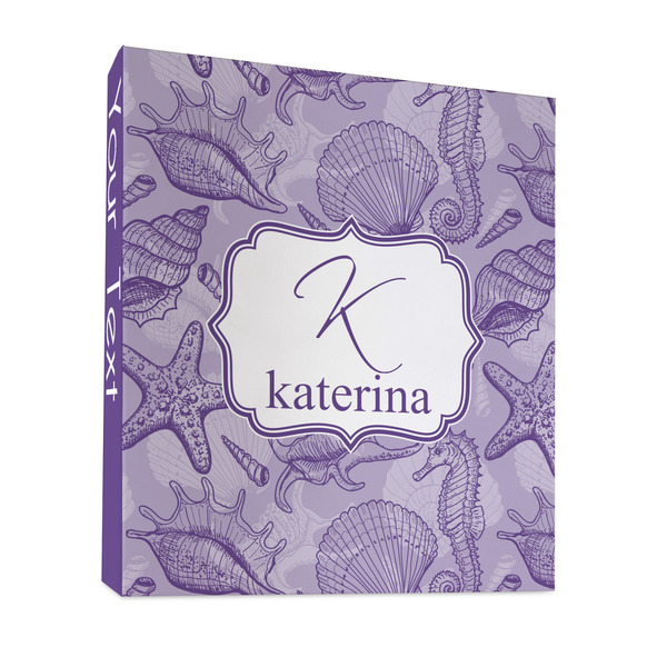 Sea Shells 3 Ring Binders - Full Wrap - 1" - FRONT