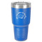 Sea Shells 30 oz Stainless Steel Ringneck Tumbler - Blue - Front