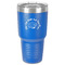 Sea Shells 30 oz Stainless Steel Tumbler - Royal Blue - Single-Sided (Personalized)