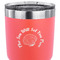 Sea Shells 30 oz Stainless Steel Ringneck Tumbler - Coral - CLOSE UP