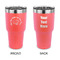 Sea Shells 30 oz Stainless Steel Tumbler - Coral - Double Sided (Personalized)