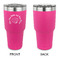 Sea Shells 30 oz Stainless Steel Ringneck Tumblers - Pink - Single Sided - APPROVAL