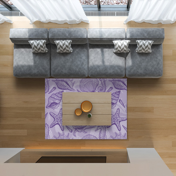 Sea Shells 5'x7' Indoor Area Rugs - IN CONTEXT