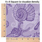 Sea Shells 6x6 Swatch of Fabric