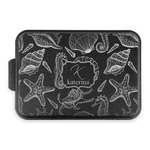 Sea Shells Aluminum Baking Pan with Black Lid (Personalized)