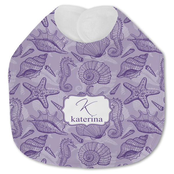 Sea Shells Baby Bib - AFT closed