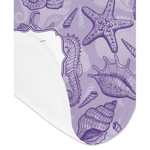 Sea Shells Baby Bib - AFT detail