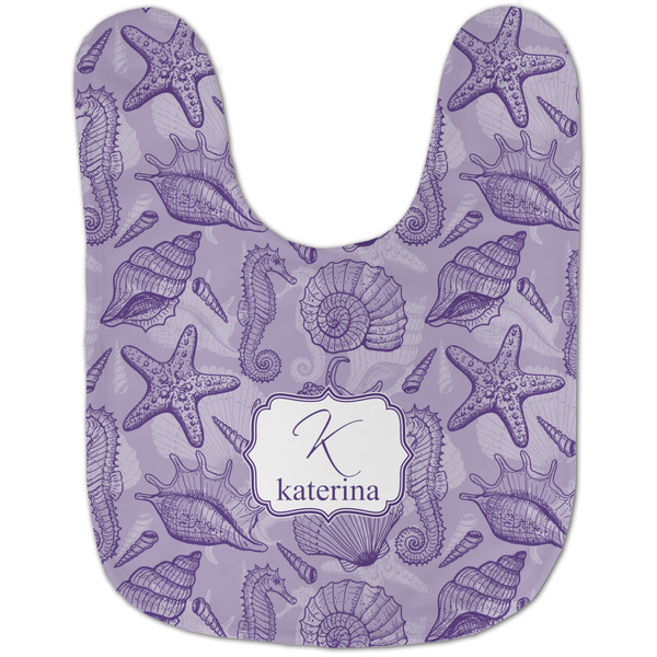 Sea Shells Baby Bib - AFT flat