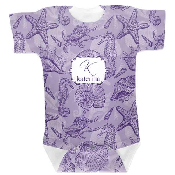 Custom Sea Shells Baby Bodysuit (Personalized)
