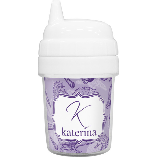 Custom Sea Shells Baby Sippy Cup (Personalized)
