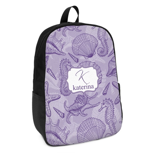 Custom Sea Shells Kids Backpack (Personalized)