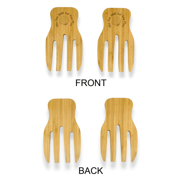 Sea Shells Bamboo Salad Hands - APPROVAL