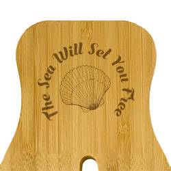 Sea Shells Bamboo Salad Mixing Hand (Personalized)