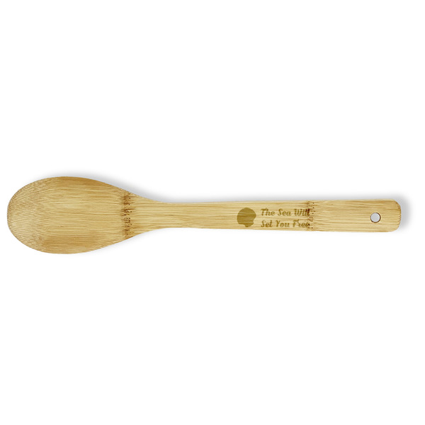 Custom Sea Shells Bamboo Spoon - Single Sided (Personalized)
