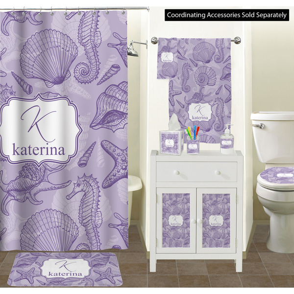 Sea Shells Bathroom Scene