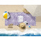 Sea Shells Beach Towel Lifestyle