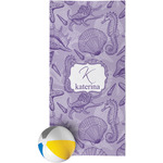 Sea Shells Beach Towel (Personalized)