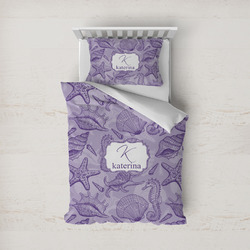 Sea Shells Duvet Cover Set - Twin (Personalized)