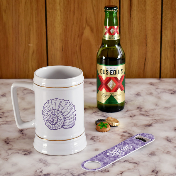 Sea Shells Beer Stein - In Context
