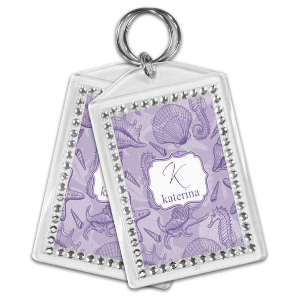 Sea Shells Bling Keychain - MAIN