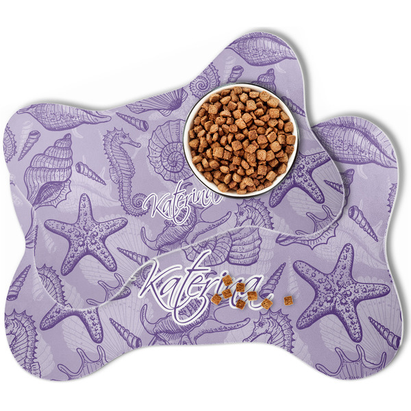Sea Shells Bone Shaped Dog Mats - MAIN