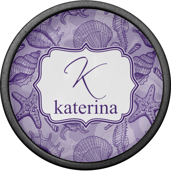 Sea Shells Cabinet Knob - Black - Front