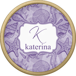 Sea Shells Cabinet Knob - Gold (Personalized)