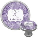 Sea Shells Cabinet Knob (Silver) (Personalized)