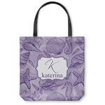 Sea Shells Canvas Tote Bag - Large - 18"x18" (Personalized)