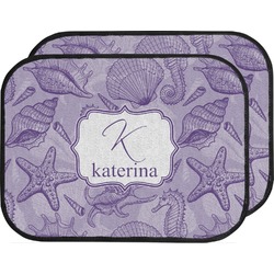 Sea Shells Car Floor Mats (Back Seat) (Personalized)