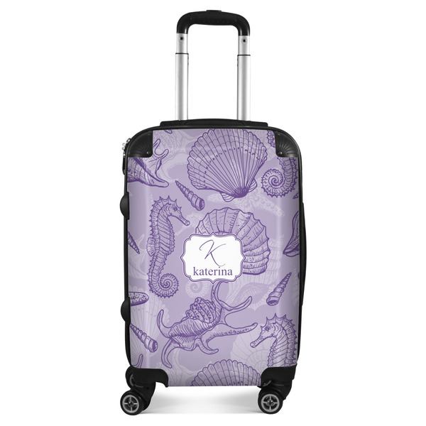 Custom Sea Shells Suitcase - 20" Carry On (Personalized)