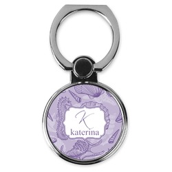 Sea Shells Cell Phone Ring Stand & Holder (Personalized)