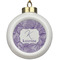 Sea Shells Ceramic Ball Ornament (Personalized)