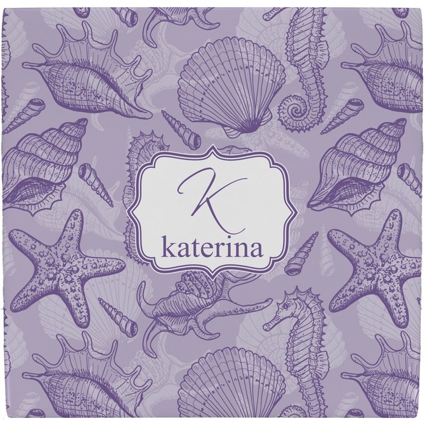 Custom Sea Shells Ceramic Tile Hot Pad (Personalized)