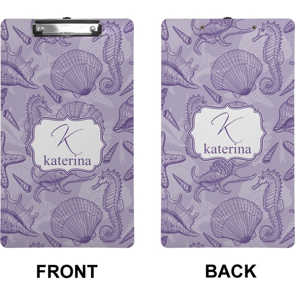 Sea Shells Clipboard (Legal) (Front + Back)