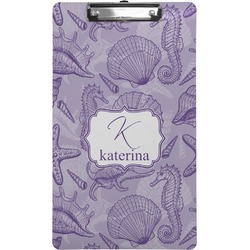 Sea Shells Clipboard (Legal Size) (Personalized)